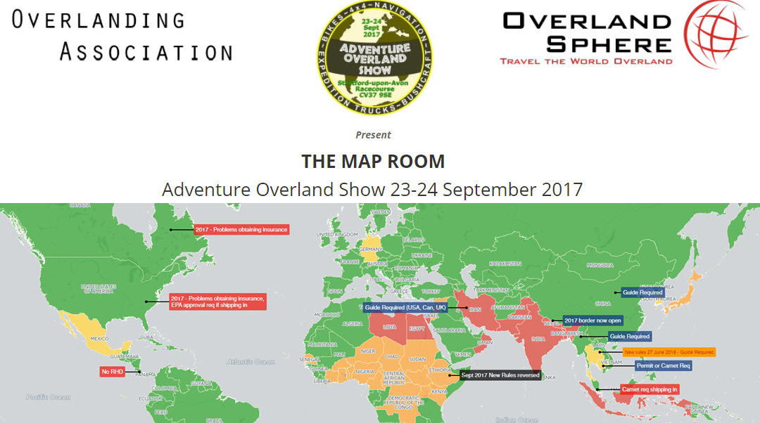 The Map Room – Adventure Overland Show 2017